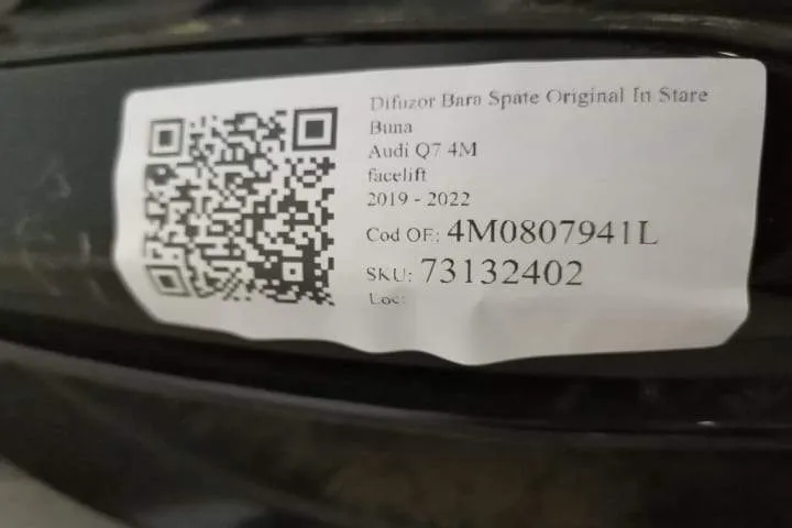 Difuzor Bara Spate Original In Stare Buna  Audi  Q7  4M [facelift] [20 - Foto 7