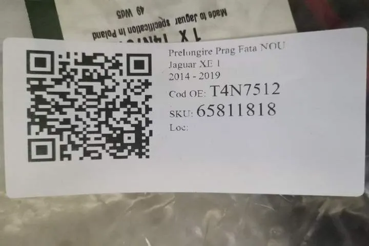 Prelungire Prag Fata NOU Jaguar  XE  1 [2014 - 2019] - Foto 7