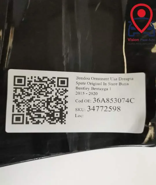 Bandou Ornament Usa Dreapta Spate Original In Stare Buna Bentley  Bent - Foto 7