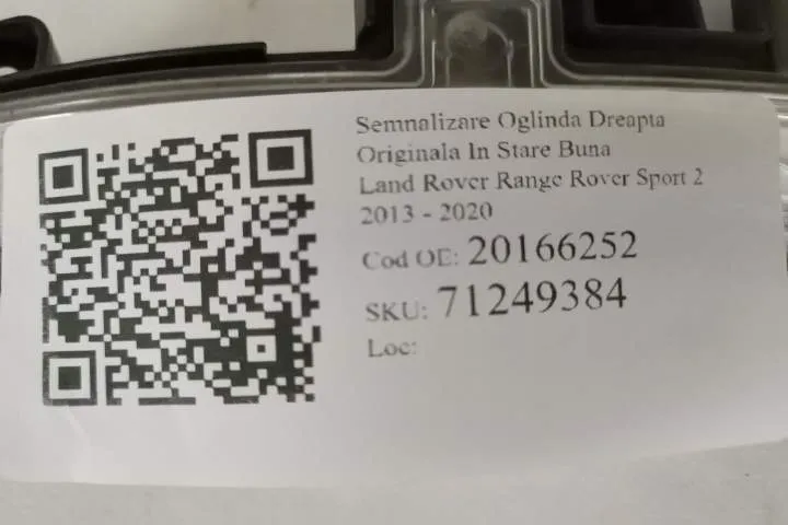 Semnalizare Oglinda Dreapta Originala In Stare Buna  Land Rover  Range - Foto 7