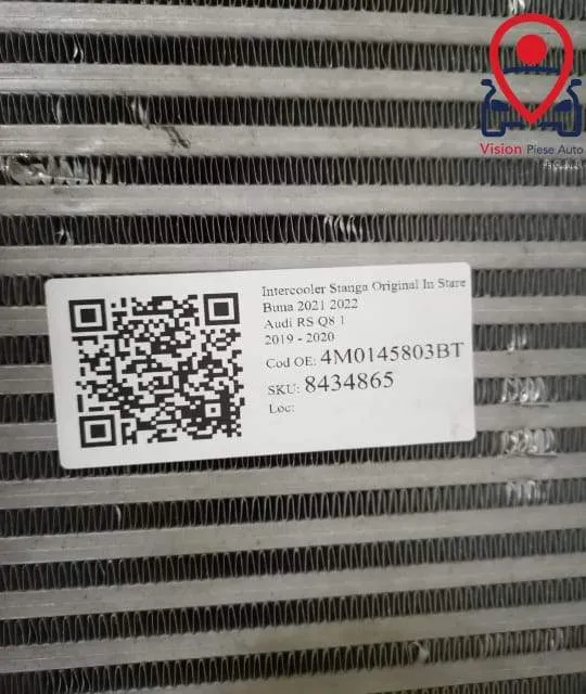 Intercooler Stanga Original In Stare Buna 2021 2022 Audi  RS Q8  1 [20 - Foto 7