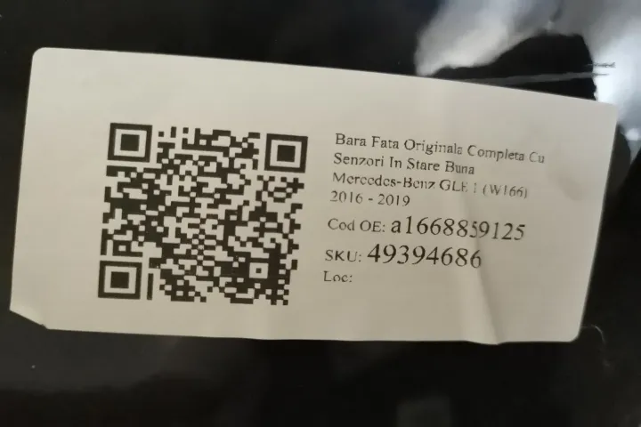 Bara Fata Originala Completa Cu Senzori In Stare Buna  Mercedes-Benz - Foto 8