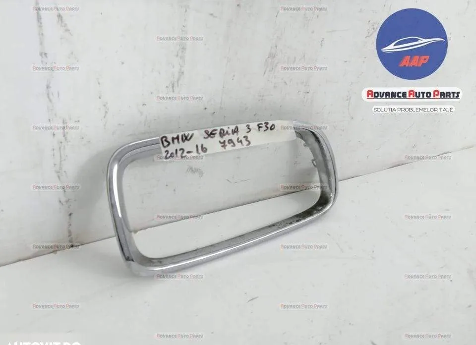 Crom grila dreapta cod 7295436 - original BMW  Seria 3  F30/F31/F34 [2 - Foto 5