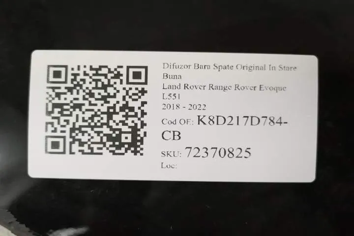Difuzor Bara Spate Original In Stare Buna  Land Rover  Range Rover Evo - Foto 7