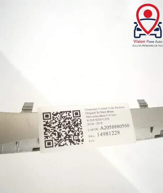 Ornament Central Grila Radiator Original In Stare Buna Mercedes-Benz - Foto 7