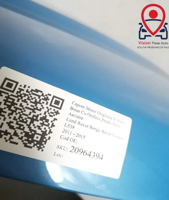 Capota Motor Originala In Stare Buna Cu Orificiu Pentru Grila Aerisire - Foto 7