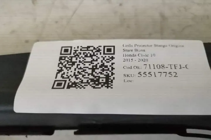 Grila Proiector Stanga Originala In Stare Buna Honda Civic 10 [2015 - - Foto 7