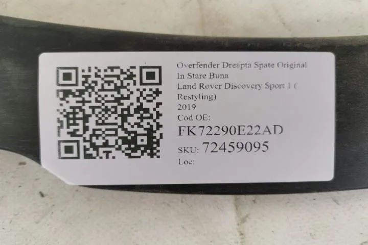 Overfender Dreapta Spate Original In Stare Buna Land Rover  Discovery - Foto 7