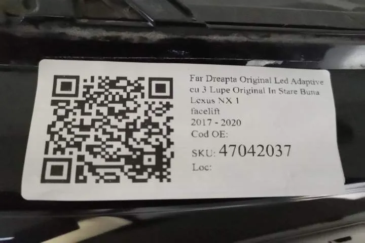Far Dreapta Original Led Adaptive cu 3 Lupe Original In Stare Buna Lex - Foto 8