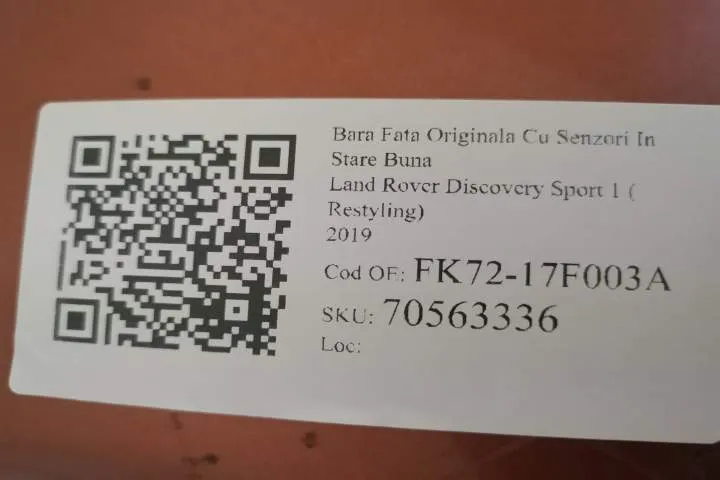 Bara Fata Originala Cu Senzori Si Spalatoare  In Stare Buna Land Rover - Foto 7