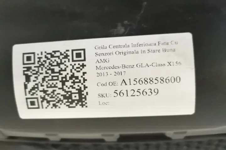 Grila Centrala Inferioara Fata Cu Senzori Originala In Stare Buna AMG - Foto 7