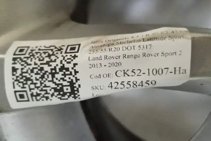 Janta Originala 8.5 J R 20 ET 47 Cu Anvelopa Michelin Latitude Sport 2 - Foto 5