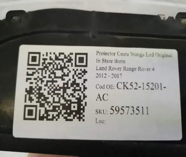 Proiector Ceata Stanga Led Original In Stare Buna Land Rover  Range Ro - Foto 7