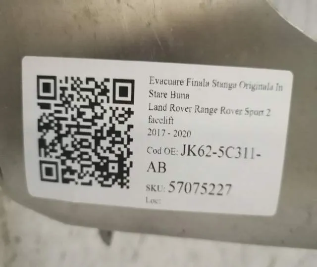 Evacuare Finala Stanga Originala In Stare Buna Land Rover  Range Rover - Foto 7