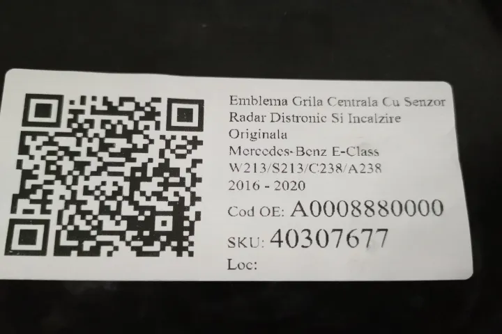 Emblema Grila Centrala Cu Senzor Radar Distronic Si Incalzire Original - Foto 7