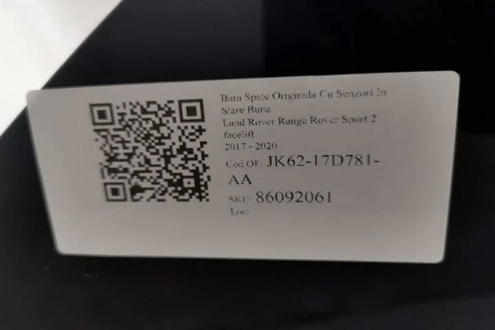 Bara Spate Originala Cu Senzori In Stare Buna 2021  Land Rover  Range - Foto 7