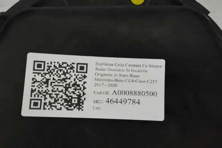 Emblema Grila Centrala Cu Senzor Radar Distronic Si Incalzire Original - Foto 7