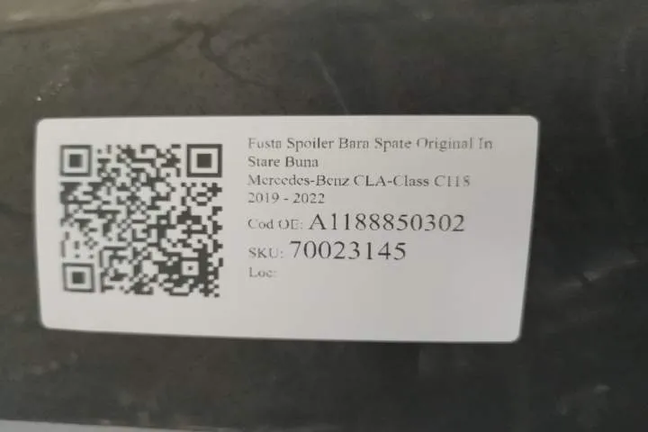 Fusta Spoiler Bara Spate Original In Stare Buna AMG Mercedes-Benz  CLA - Foto 7