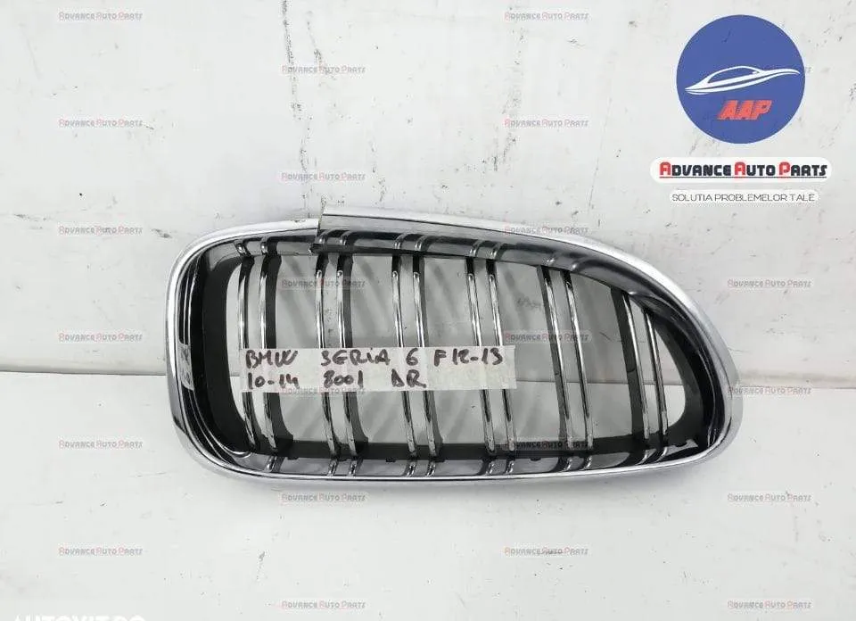 Grila centrala dreapta originala BMW  Seria 6  F06/F12/F13 [2010 - 201