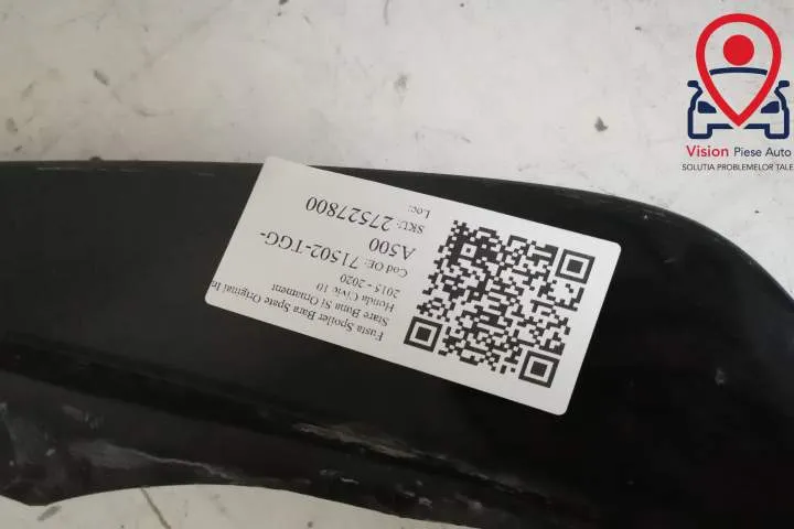 Fusta Spoiler Bara Spate Original In Stare Buna Si Ornament Honda  Civ - Foto 8