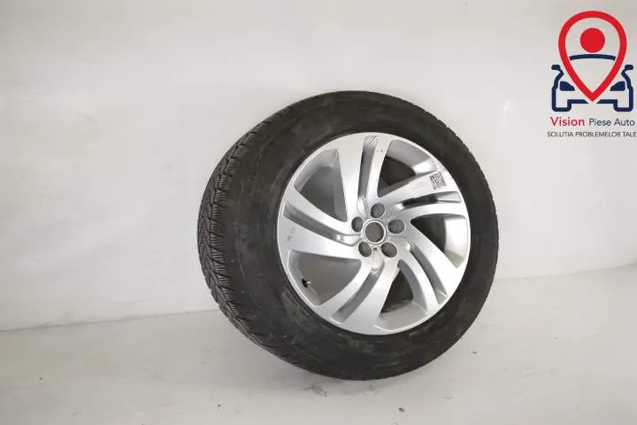 Janta Originala In Stare Buna 8J R18 ET 45 Cu Anvelopa Dunlop Land Rov - Foto 2