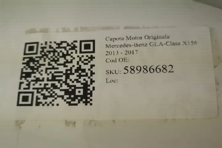 Capota Motor Originala Mercedes-Benz GLA-Class X156 [2013 - 2017] Merc - Foto 7