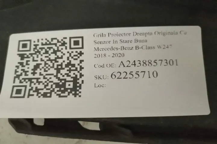 Grila Proiector Dreapta Originala Cu Senzor In Stare Buna Mercedes-Ben - Foto 7