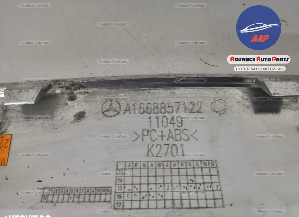 Ornament Cromat original Mercedes-Benz  GLE  1  [2016 - 2019] - Foto 4