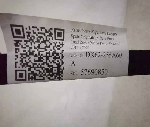 Rama Geam Superioara Dreapta Spate Originala In Stare Buna Land Rover - Foto 7