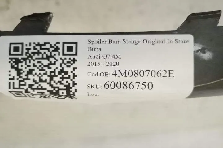 Spoiler Bara Dreapta Original In Stare Buna Audi Q7 4M [2015 - 2020] A - Foto 7