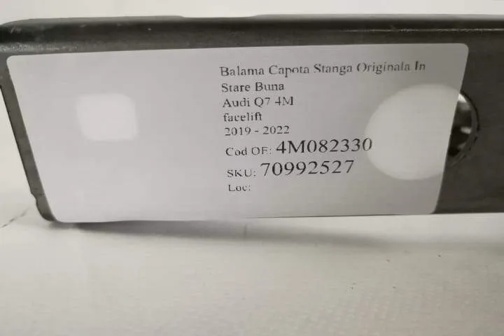Balama Capota Stanga Originala In Stare Buna Audi  Q7  4M [facelift] [ - Foto 7
