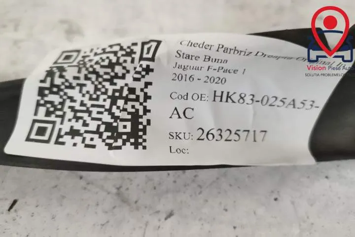 Cheder Parbriz Dreapta Original In Stare Buna Jaguar  F-Pace  1 [2016 - Foto 4