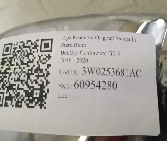 Tips Evacuare Original Stanga In Stare Buna Bentley  Continental GT  3 - Foto 8