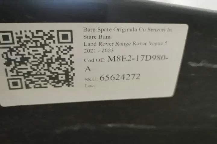 Bara Spate Originala Cu Senzori In Stare Buna  Land Rover  Range Rover - Foto 8