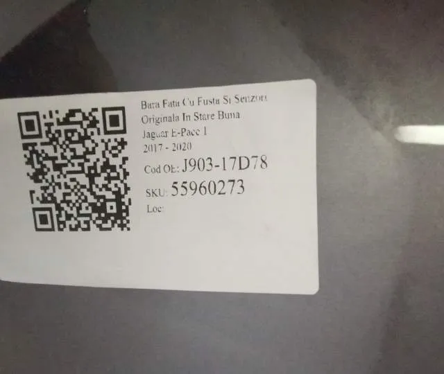 Bara Spate Cu Fusta Si Senzori Originala In Stare Buna Jaguar  E-Pace - Foto 8