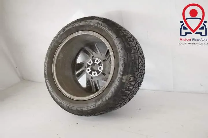 Janta Originala In Stare Buna 8J R18 ET 45 Cu Anvelopa Dunlop Land Rov - Foto 6