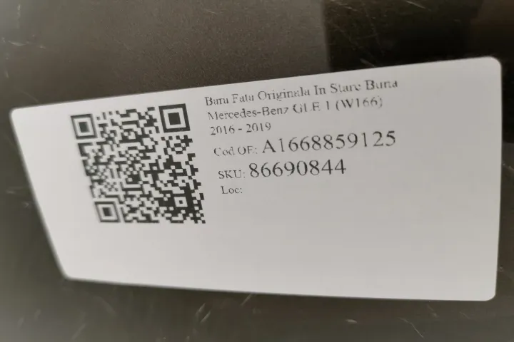Bara Fata Originala  In Stare Buna Mercedes-Benz  GLE  1  [2016 - 2019 - Foto 7