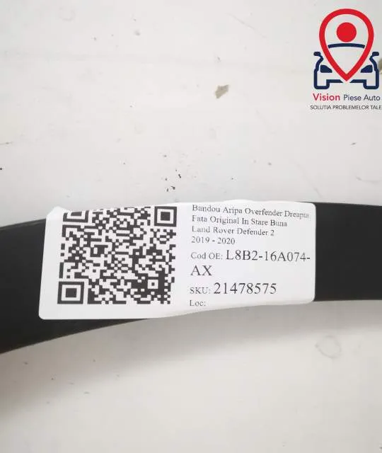 Bandou Aripa Overfender Dreapta Fata Original In Stare Buna Land Rover - Foto 7