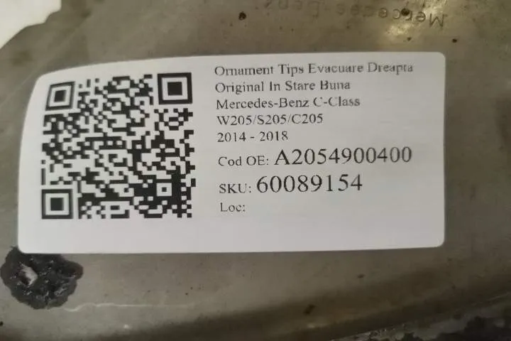 Ornament Tips Evacuare Dreapta Original In Stare Buna  Mercedes-Benz - Foto 7
