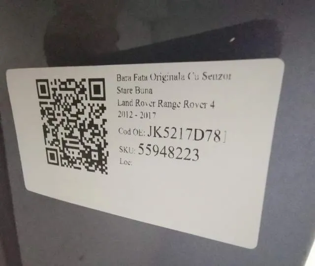 Bara Fata Originala Cu Senzori In Stare Buna Land Rover  Range Rover - Foto 7