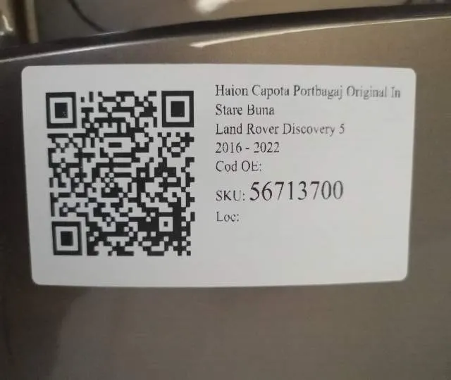 Haion Capota Portbagaj Original In Stare Buna Land Rover  Discovery  5 - Foto 7