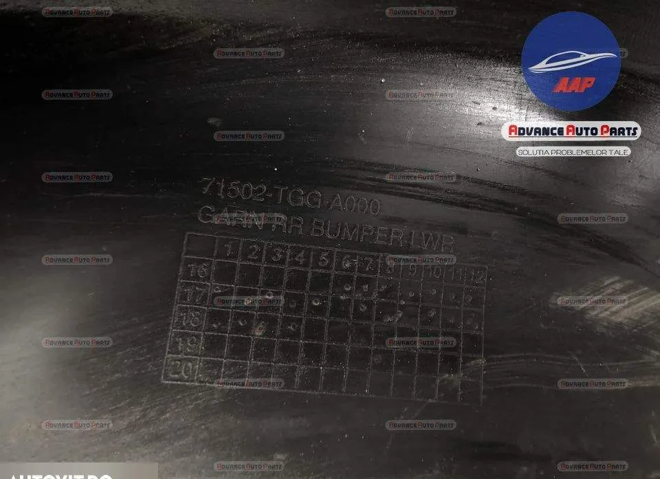 Fusta spate cod 71502TGGA000 - originala Honda  Civic  10 [2015 - 2020 - Foto 5