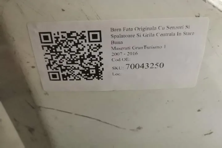 Bara Fata Originala Cu Senzori Si Spalatoare Si Grila Centrala In Star - Foto 7