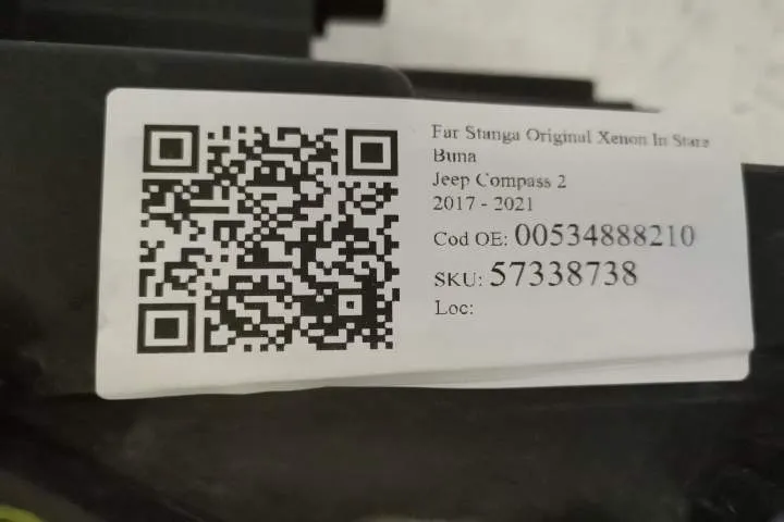 Far Stanga Original Xenon In Stare Buna Jeep  Compass  2 [2017 - 2021] - Foto 8