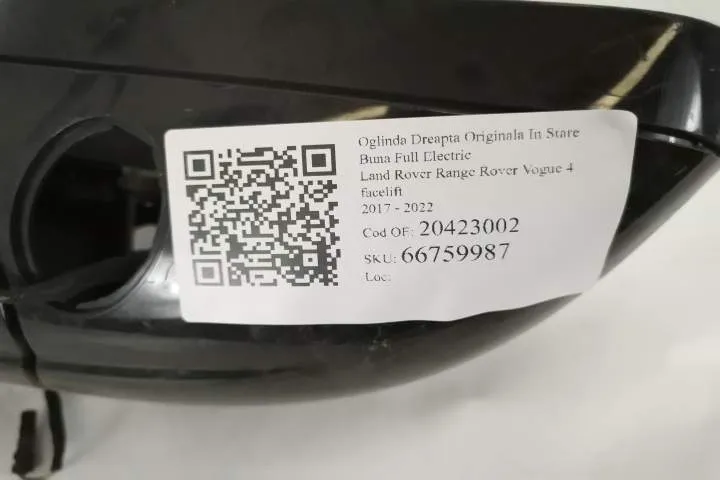 Oglinda Dreapta Originala In Stare Buna Full Electric Land Rover  Rang - Foto 5