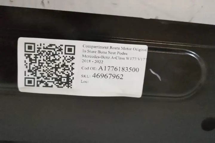 Compartiment Roata Motor Original In Stare Buna Scut Podea Mercedes-Be - Foto 7