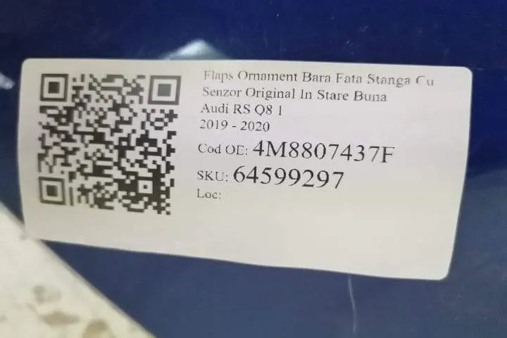 Flaps Ornament Bara Fata Stanga Cu Senzor Original In Stare Buna Audi - Foto 7