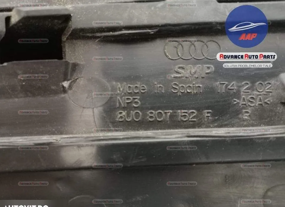 Grila proiector dreapta originala Audi  Q3  8U [facelift] [2014 - 2020 - Foto 5